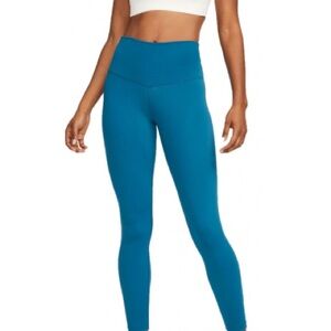 Nike Teal-Blue mid -Rise Legging new XS